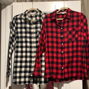 Old Navy Women’s Flannel Shirt Bundle